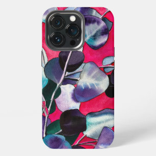 Eucalyptusbladeren waterverf kunst iPhone 13 pro hoesje