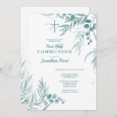 Eucalyptusbladgroen Kaart (Voorkant / Achterkant)