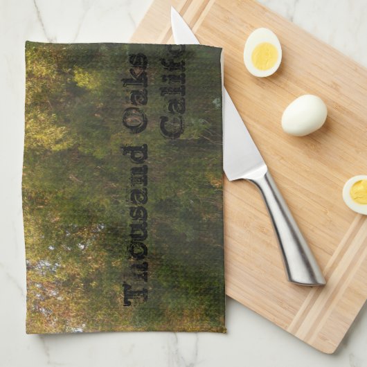 Eucalyptusbomen Thousand Oaks Park, San Jose Theedoek (Quarter Fold)