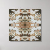 Eucalyptusboom Bast Foto Close-up Met Patroon Canvas Afdruk (Voorkant)