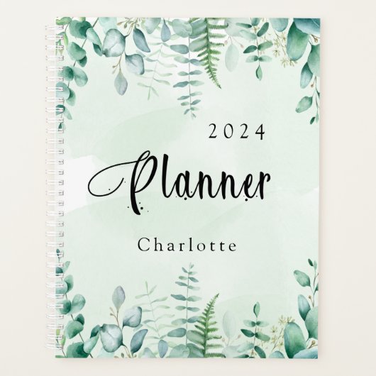 Eucalyptusbos ferneert groen 2023 planner (Voorkant)