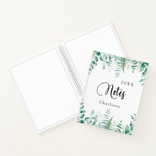 Eucalyptusbosbessen Notitieboek (Binnen)