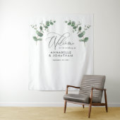 Eucalyptusbotanische sage van het huwelijk wandkleed (In situ)