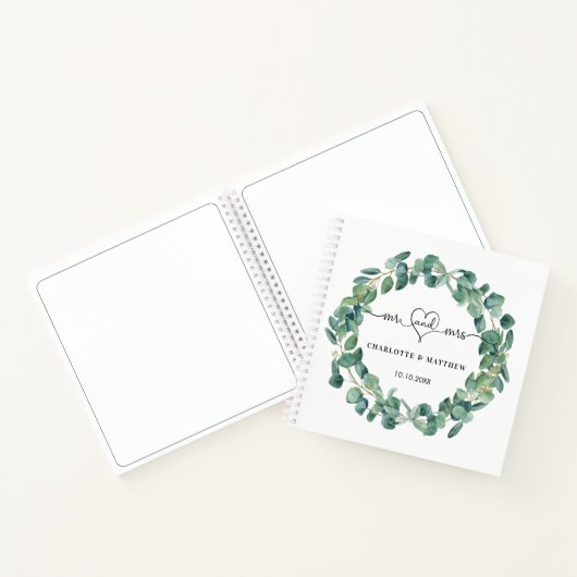 Eucalyptusbruidegans Notitieboek (Binnen)