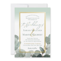 Eucalyptusbruiloft met een stoffige blauwe groene 