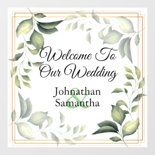 Eucalyptusbruine bruine bruistoorsignalering raamsticker (Vel)