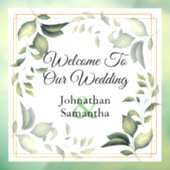 Eucalyptusbruine bruine bruistoorsignalering raamsticker (Vel 3)