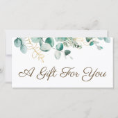 Eucalyptuscadeaucertificaat (Voorkant)