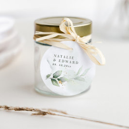 Eucalyptuselegant voor waterverf- en naaldbomen bedankjes labels