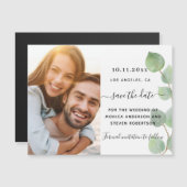Eucalyptusfotobruiloft Save the Date magnet