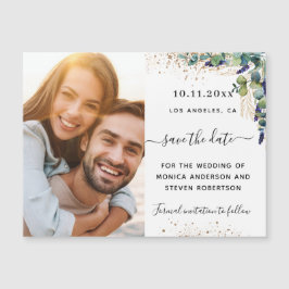 Eucalyptusfotobruiloft Save the Date magnet