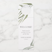 Eucalyptusgom laat groen achter flessenhanger (Voorkant)