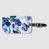 Eucalyptusgom waterverf bagagelabel (Voorkant (horizontaal))