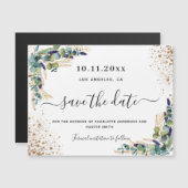 Eucalyptusgoud met uitzondering van de datummagnee (Voorkant / Achterkant)