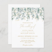 Eucalyptusgoudbruinbruinbruinbruiloft (Voorkant / Achterkant)