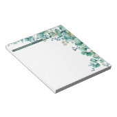 Eucalyptusgrens van de moderne Waterverf Notitieblok (Schuin)