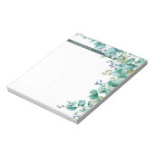 Eucalyptusgrens van de moderne Waterverf Notitieblok (Linkerzijde)