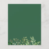 Eucalyptusgroen Aparte Diploma-uitnodiging (Achterkant)