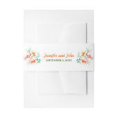 Eucalyptusgroen blad waterverf uitnodigingen wikkel (Voorkant Voorbeeld)