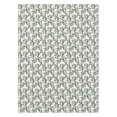 Eucalyptusgroen Botanische Trendy Groen Wit  Tafelkleed (Voorkant)