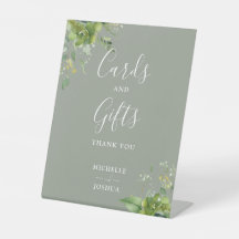 Eucalyptusgroen Salie Groene Kaarten En Cadeaus
