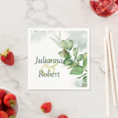 Eucalyptusgroen   servetten (Insitu)