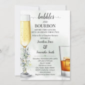 Eucalyptusgroene bubbels Bourbon-paren douchen Kaart (Voorkant)