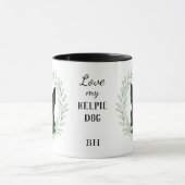 Eucalyptuskrans Australische Kelpie-hond Monogram Mok (Midden)