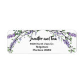 Eucalyptuslabel lavender etiket (Voorkant)
