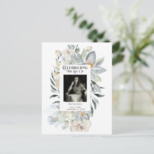 Eucalyptuslijst Foto Herdenkingspostkaart Briefkaart (Staand voorkant)