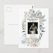 Eucalyptuslijst Foto Herdenkingspostkaart Briefkaart (Voorkant / Achterkant)