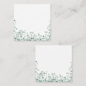 Eucalyptusolie Notitiekaartje (Voorkant / Achterkant)