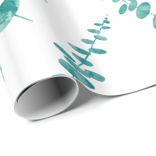 Eucalyptuspatroon Cadeaupapier (Rol Hoek)