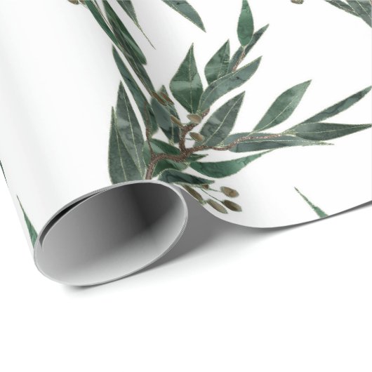 Eucalyptuspatroon Cadeaupapier (Rol Hoek)