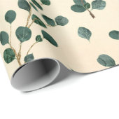 Eucalyptuspatroon Cadeaupapier (Rol Hoek)