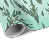 Eucalyptuspatroon Cadeaupapier (Rol Hoek)