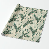 Eucalyptuspatroon Cadeaupapier (Uitgerold)