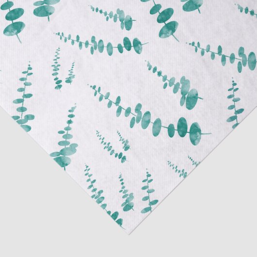 Eucalyptuspatroon Tissuepapier (Detail)