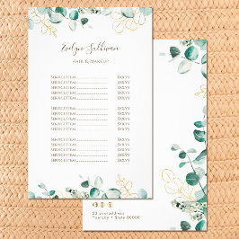 Eucalyptusprijslijst Flyer