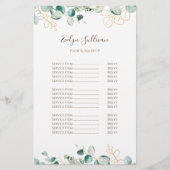 Eucalyptusprijslijst Flyer (Voorkant)