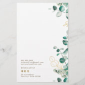 Eucalyptusprijslijst Flyer (Achterkant)