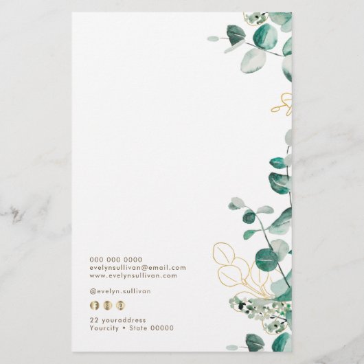 Eucalyptusprijslijst Flyer (Achterkant)