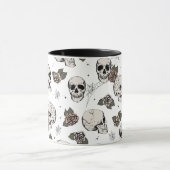  eucalyptusschedels en -Rozen Mok (Midden)