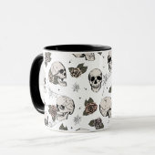  eucalyptusschedels en -Rozen Mok (Voorkant links)