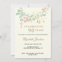 Eucalyptusscriptie Religieuze verjaardag Rosary in