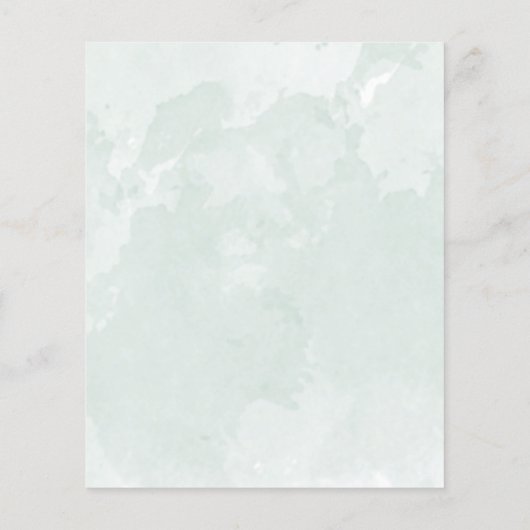 Eucalyptussisgroene waterverf (Achterkant)