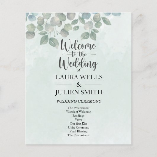 Eucalyptussisgroene waterverf (Voorkant)