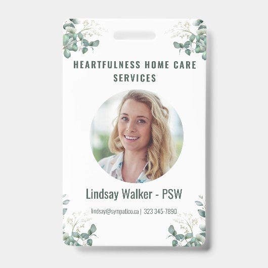 Eucalyptusstijl Badge (Voorkant)