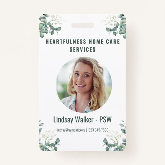 Eucalyptusstijl Badge (Achterkant)