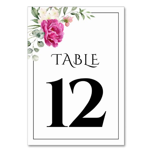 Eucalyptustak met roze rozenbloemen bruiloft kaart (Achterkant)